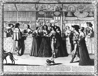 De Paleisgalerij, gegraveerd door Le Blond